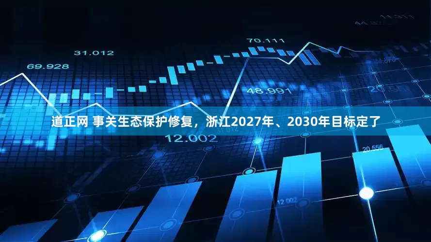 道正网 事关生态保护修复,浙江2027年、2030年目标定了